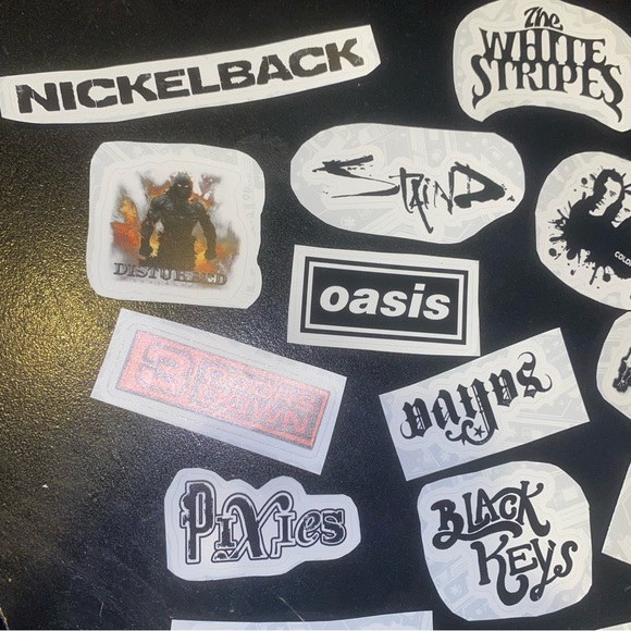 ⭐️ Grunge Rock n Roll Band Stickers - Picture 4 of 7